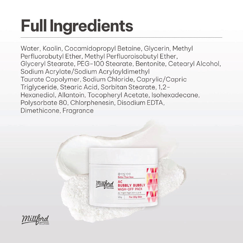 Millford AC Bubbly Bubbly Wash-Off Pack