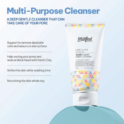 Millford Ivory Clay Foam Cleanser 150ml/5.1 fl.oz