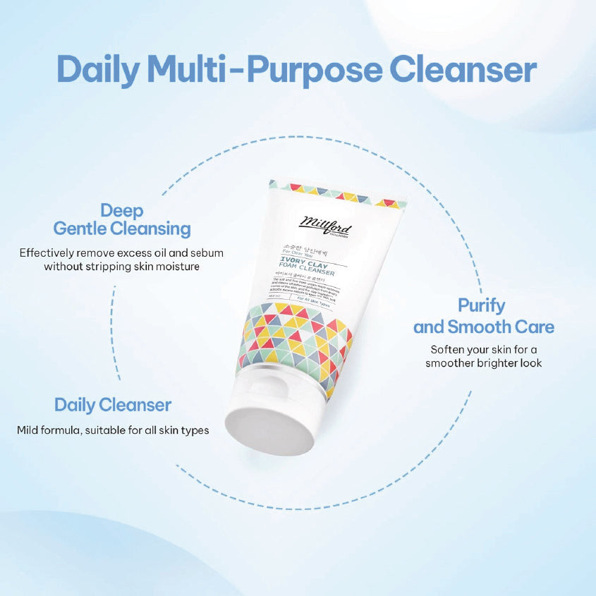 Millford Ivory Clay Foam Cleanser 150ml/5.1 fl.oz