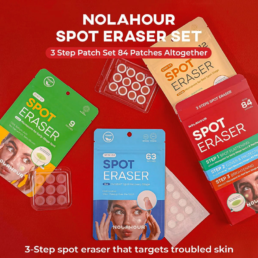 NOLAHOUR 3 Step Spot Eraser 84 Patches