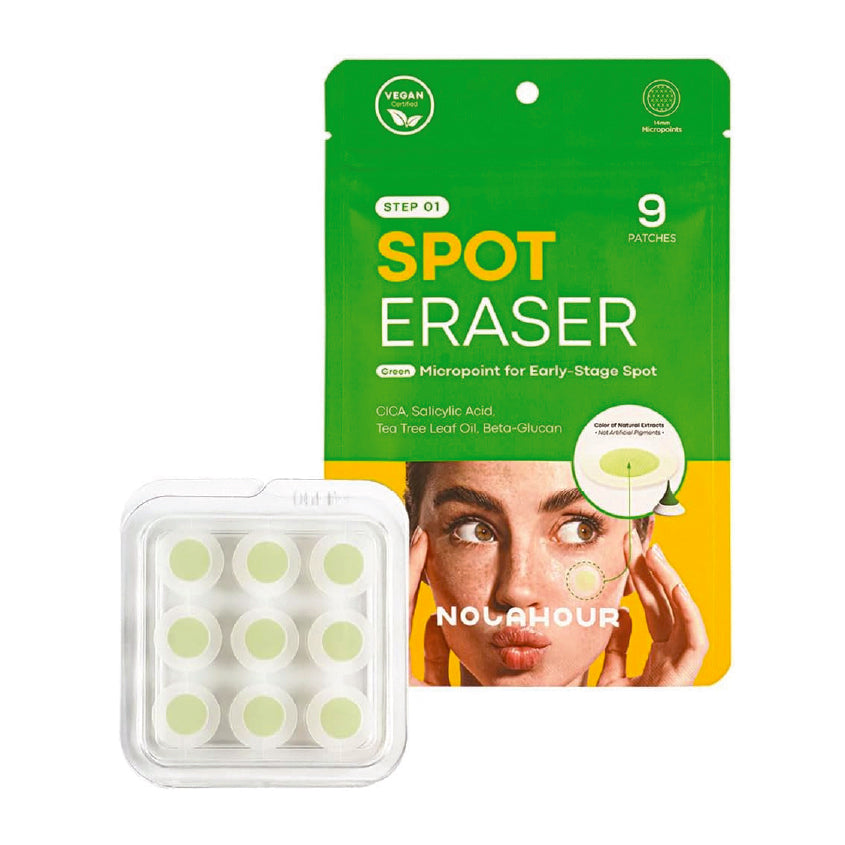 NOLAHOUR Spot Eraser Step 1 (Green - Micropoint for Early-Stage Spot) 9 Patches