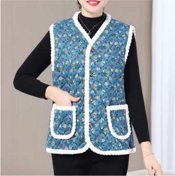 김장조끼 Korean Kimjang Vest - Blue (Free Size)