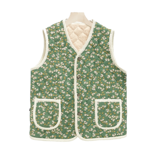 김장조끼 Korean Kimjang Vest - Green (Free Size)