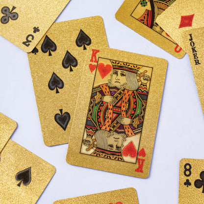 Gold Foil Flex Playing Cards
