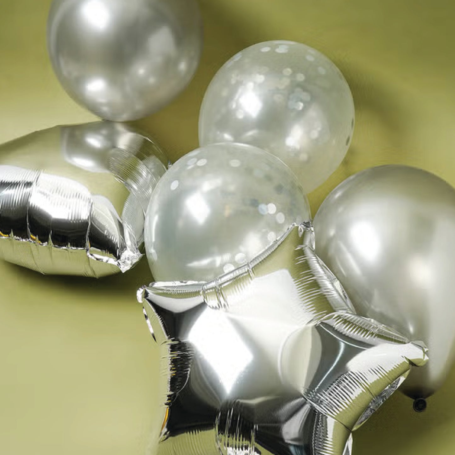 Balloon Decoration Set (14pcs, Silver)