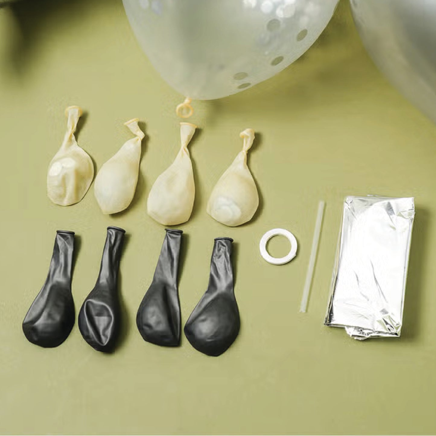 Balloon Decoration Set (14pcs, Silver)