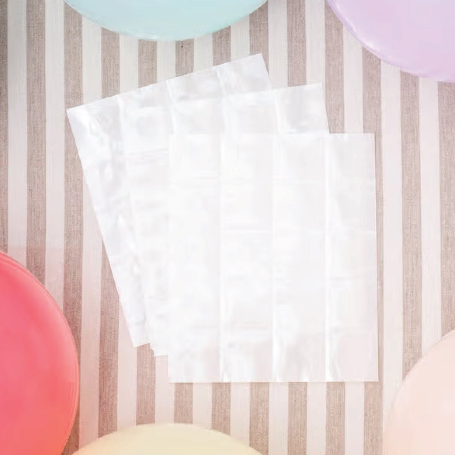 Double-sided Balloon Adhesive Stickers (60P)