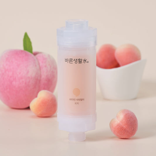 바른수 샤워필터 피치 Bareun Soo Korean Shower Filter (Peach)